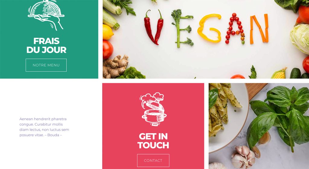 site goodfood restaurant vegan engagéfais avec wordpress